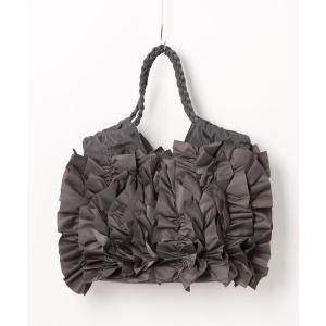 トートバッグ ナイロンフリルトートバッグ レディース