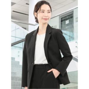 SUIT SELECT スーツ 「セットアップ対応」「洗えるノーカラー