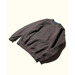 トレーナー スウェット TOWNCRAFT / タウンクラフト 90S PIGMENT CREW SWEAT ヴィンテージ加工 ピグメントダイ クルーネックスウェット メンズ レディース