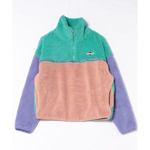ビラボン レディース ハーフジップ ニット フリース BILLABONG レディース WAVE JQ MOKOMOKO HALF ZIP セーター BF014607 長袖トップス 秋 冬 2025年秋冬モデル BILLABONG（ビラボン） レディース ハーフジップ ニット フリース