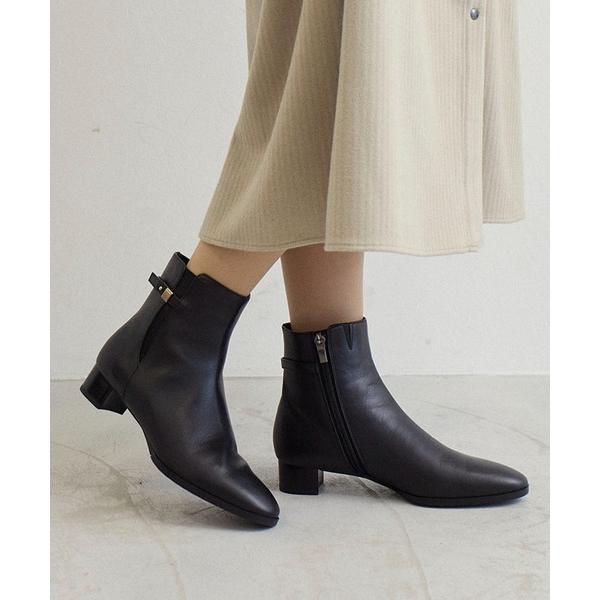 ブーツ ベルテッドショートブーツ レディース