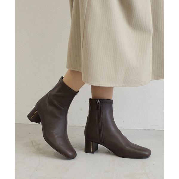 ブーツ 「レイン対応」ストレッチショートブーツ レディース