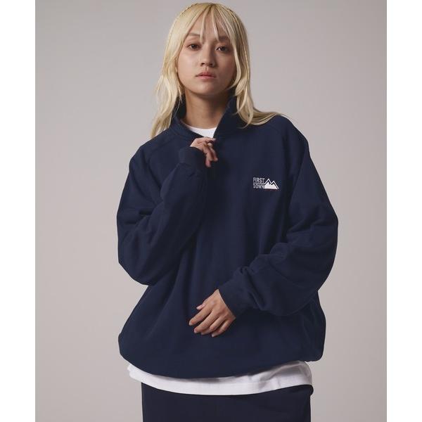 トレーナー スウェット ハーフジップ スウェット メンズ レディース