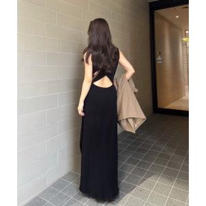 ワンピース バックオープンタンクワンピース