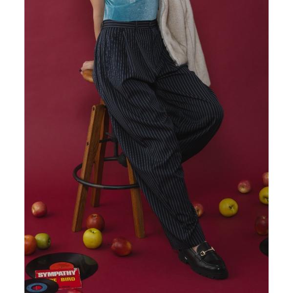 パンツ Embroidery logo stripe balloon slacks -刺繍ロゴストラ...
