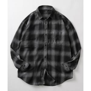 シャツ 「70」オンブレチェックシャツ／ネルシャツ／アメカジ メンズ レディース