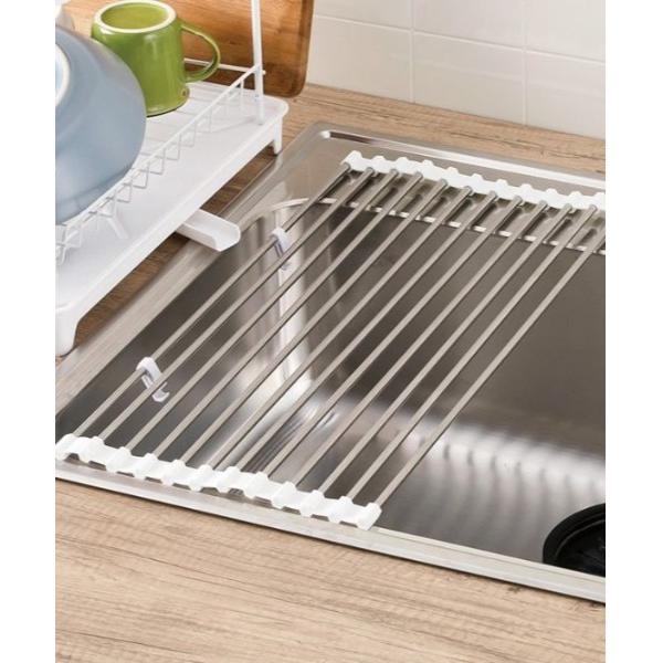 キッチン くるくるたためる 水切り