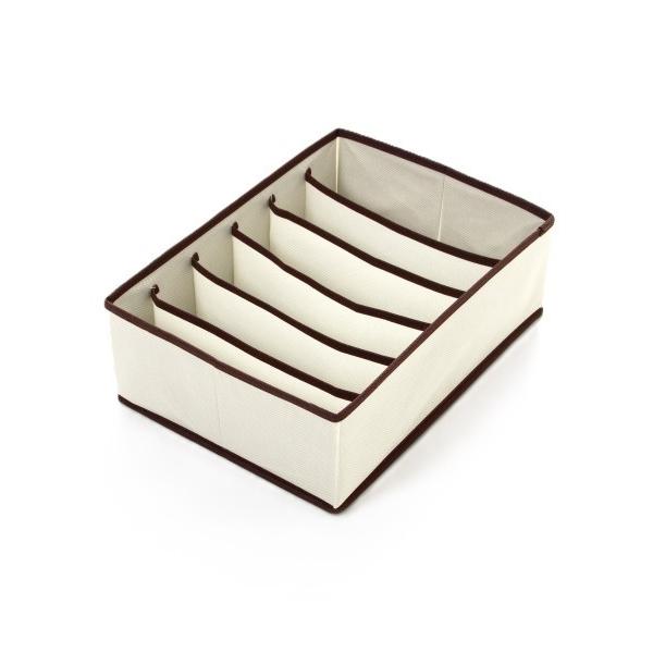 収納 炭消臭 仕切収納ケース 6ポケット