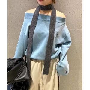 ストール マフラー スキニーニットマフラー レディース