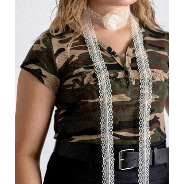 チョーカー 「Vini」レース フラワー ロングチョーカー レディース