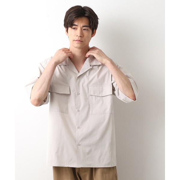 シャツ CAVEダブルフラップ半袖シャツ「吸水速乾／ストレッチ／洗濯機OK」 メンズ