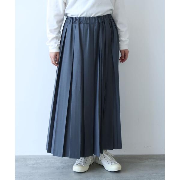 スカート T/R 太巾プリーツスカート