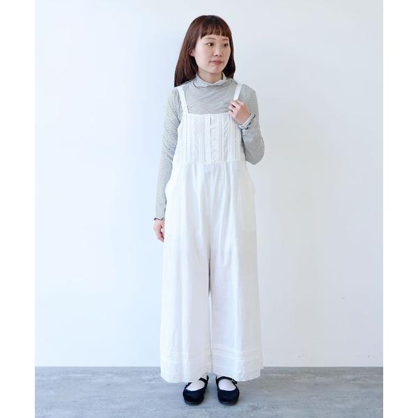 サロペット オーバーオール 「early spring」lace patchwork サロペット レ...