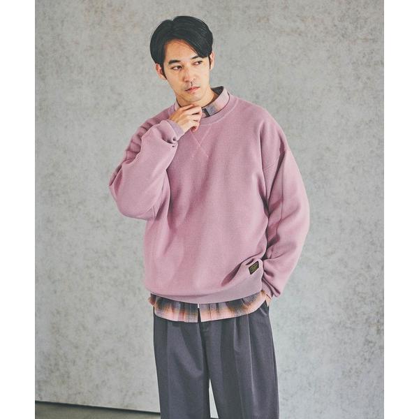 セーター ニット スウェットライクニットプルオーバー メンズ
