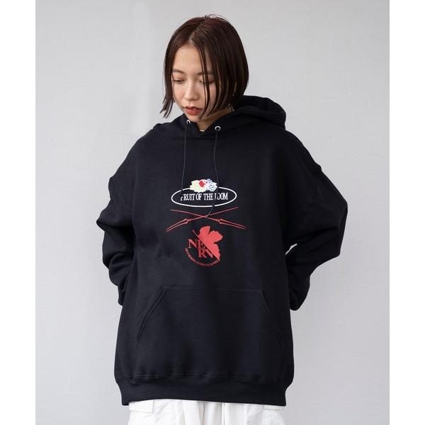 パーカー FTL×EVA ロゴプリントフーディー / EVANGELION / エヴァンゲリオン /...