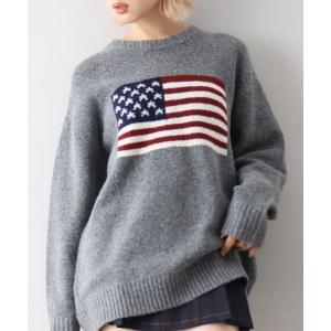 ニット セーター USAジャガードニット レディース