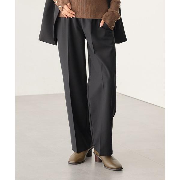 マタニティ おなかを優しくカバーするストレートパンツ（マタニティ/ 妊婦服）産前・産後対応