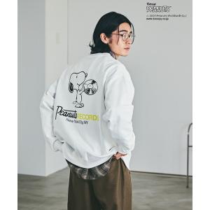 トレーナー スウェット 「ユニセックス」「PEANUTS×BAYFLOW」ピーナッツアソートスウェット メンズ レディース