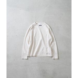tシャツ エメラルド接結ニットラグランクルー メンズ
