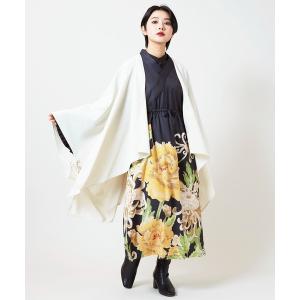 カヤ 【UVカット加工】 楚々（そそ）鳥獣羽織 （ブラック） : ブランド