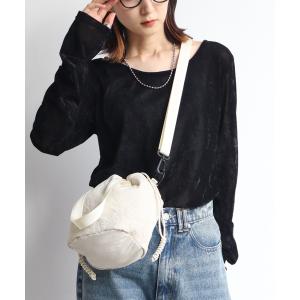 ショルダーバッグ 「WILD THINGS/ワイルドシングス」ひょうたんキルト 2WAY巾着ショルダーバッグ メンズ レディース