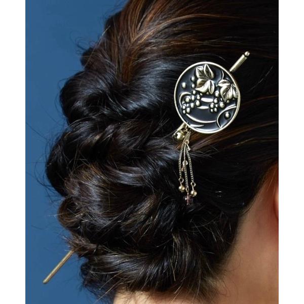 「カヤ」秋金色（あきこんじき）簪