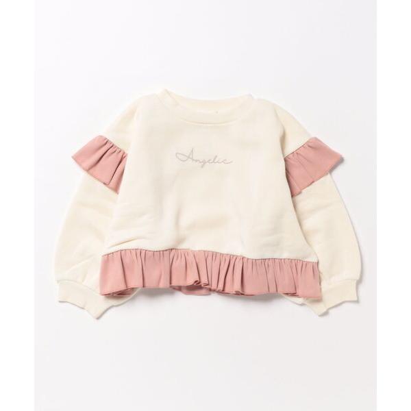 トレーナー ＫＲ　裏毛裏起毛フリルトレーナー キッズ 子供服 女の子