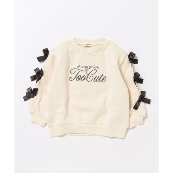 トレーナー 裏起毛リボントレーナー キッズ 子供服 女の子