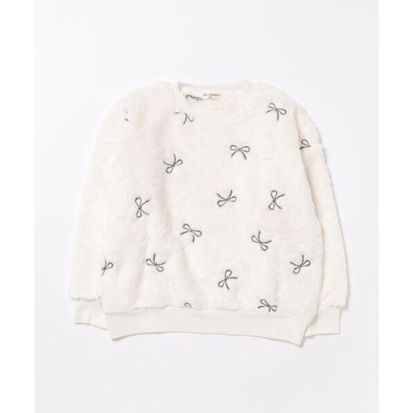 トレーナー ボアリボン刺繍トレーナー キッズ 子供服 女の子