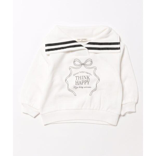 トレーナー ＫＲ　裏毛裏起毛セーラー衿トレーナー キッズ 子供服 女の子