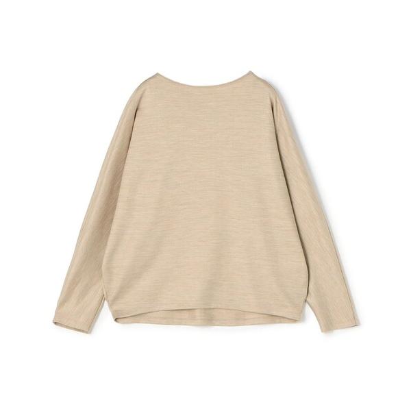 tシャツ ウォッシャブルウールジャージー ドルマンスリーブプルオーバー レディース