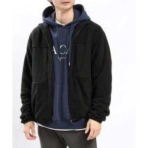 「GLOBAL WORK Smile Seed Store」 ジップアップブルゾン LARGE ブラック メンズ