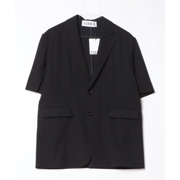 「CODE A」 テーラードジャケット 00 ブラック レディース