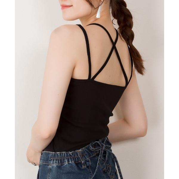 キャミソール バッククロスキャミソール
