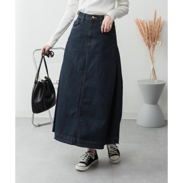 デニムスカート サイドタックデニムスカート