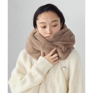 ネックウォーマー スヌード フェイクファースヌード レディース メンズ
