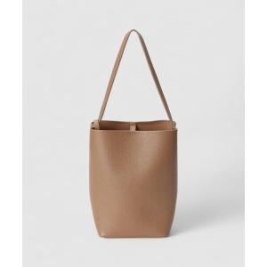 トートバッグ シュリンクレザーバケットショルダーバッグ レディース