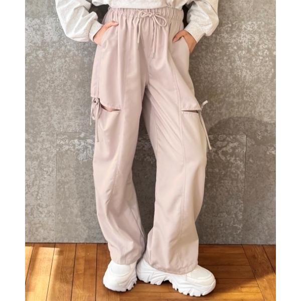 パンツ 「LTXC」「吸水速乾」スリットリボンパンツ キッズ 子供服 女の子