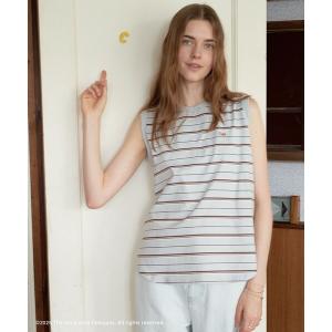 tシャツ Coca-Cola マルチボーダーノースリーブTシャツ レディース