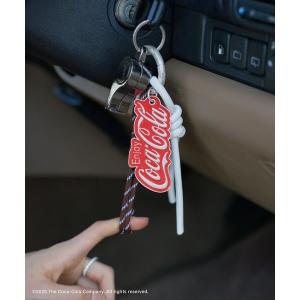 キーホルダー Coca-Cola ロゴチャーム