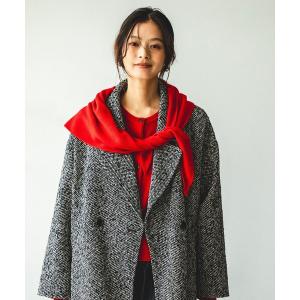 コート アウター ヘリンボーン コート レディース