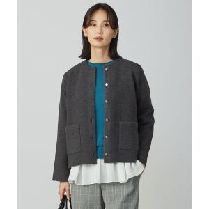 カーディガン 「洗える」BOUCLE ニット アウター レディース