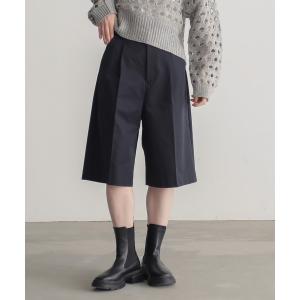 ハーフパンツ ワイドパンツ チノパン はっ水ストレッチチノ大人ショートパンツ「サスティナブル」 レディース｜ZOZOTOWN Yahoo!店