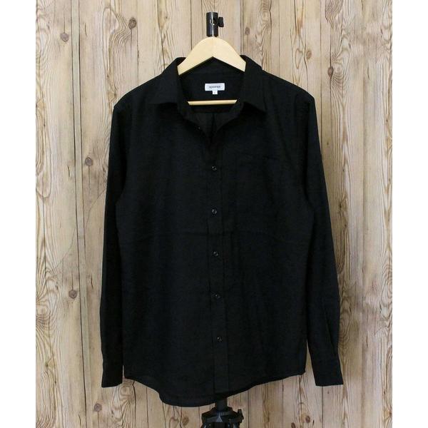 シャツ 無地チェック長袖ネルシャツ メンズ レディース