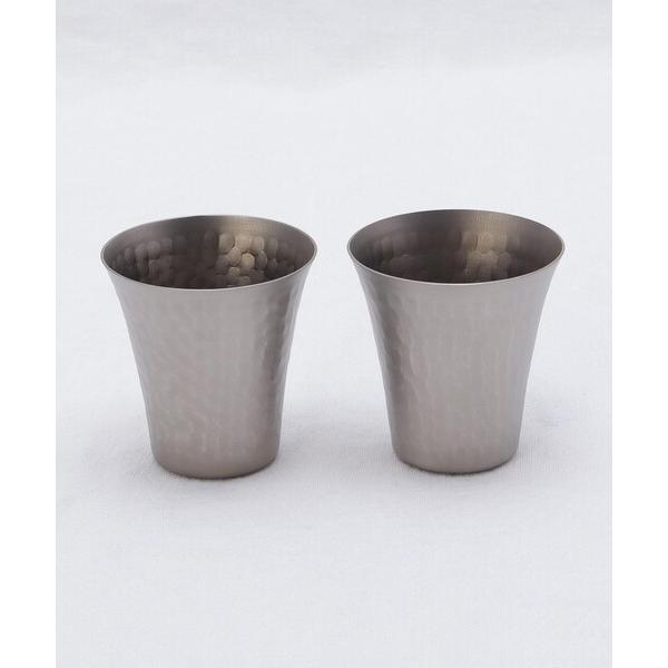 タンブラー チタン冷酒カップ 2PC 貼箱入