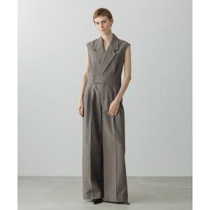 conte オールインワン アシンメトリー Vネック オールインワン