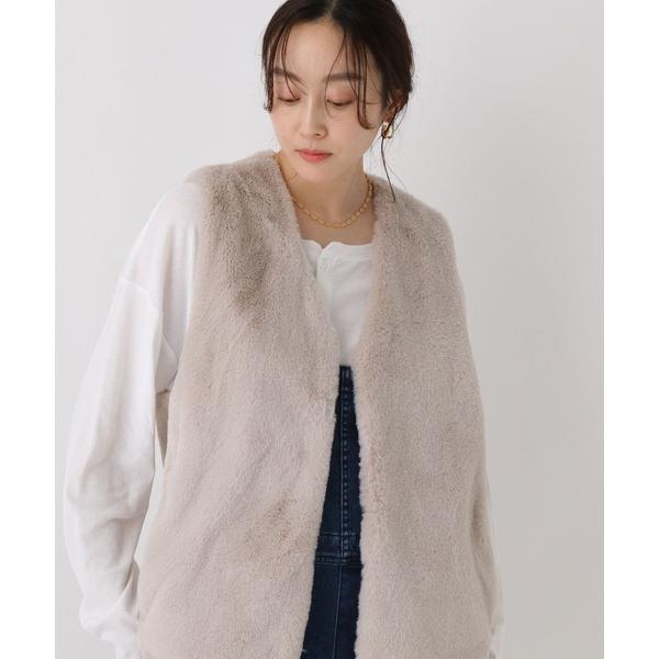 コート アウター 大人リュクスファーベスト/583720 レディース