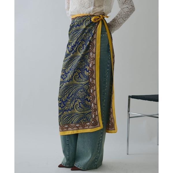 ネックレス アソート柄大判スカーフ レディース