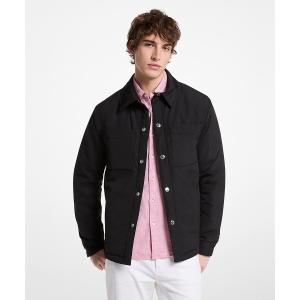 コート ジャケット ウーヴン シャツ ジャケット メンズ