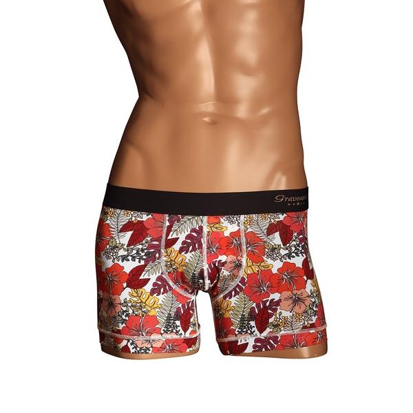 ボクサーパンツ Gravevault グレイブボールト emotions メンズ ショート ボクサー...